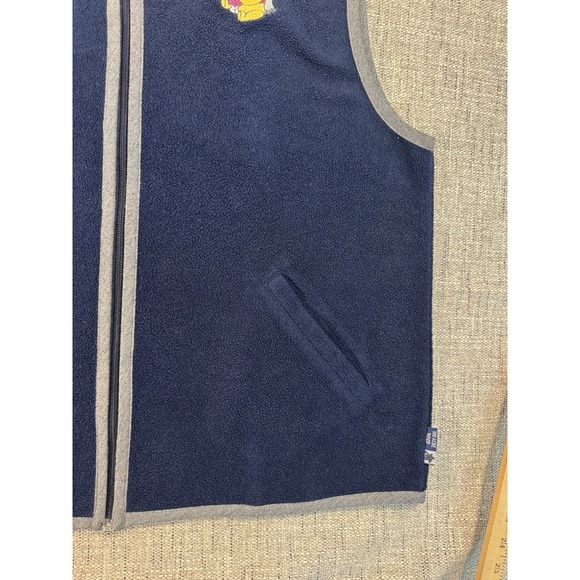 Disney Winnie Pooh Fleece Zip Vest Womens Size 18w/20w Blue‎ Sleeveless Logo - Picture 5 of 16